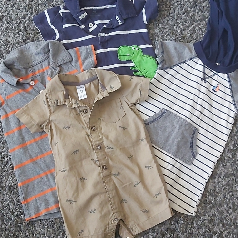 Carter's Shortie Romper Bundle size 12m